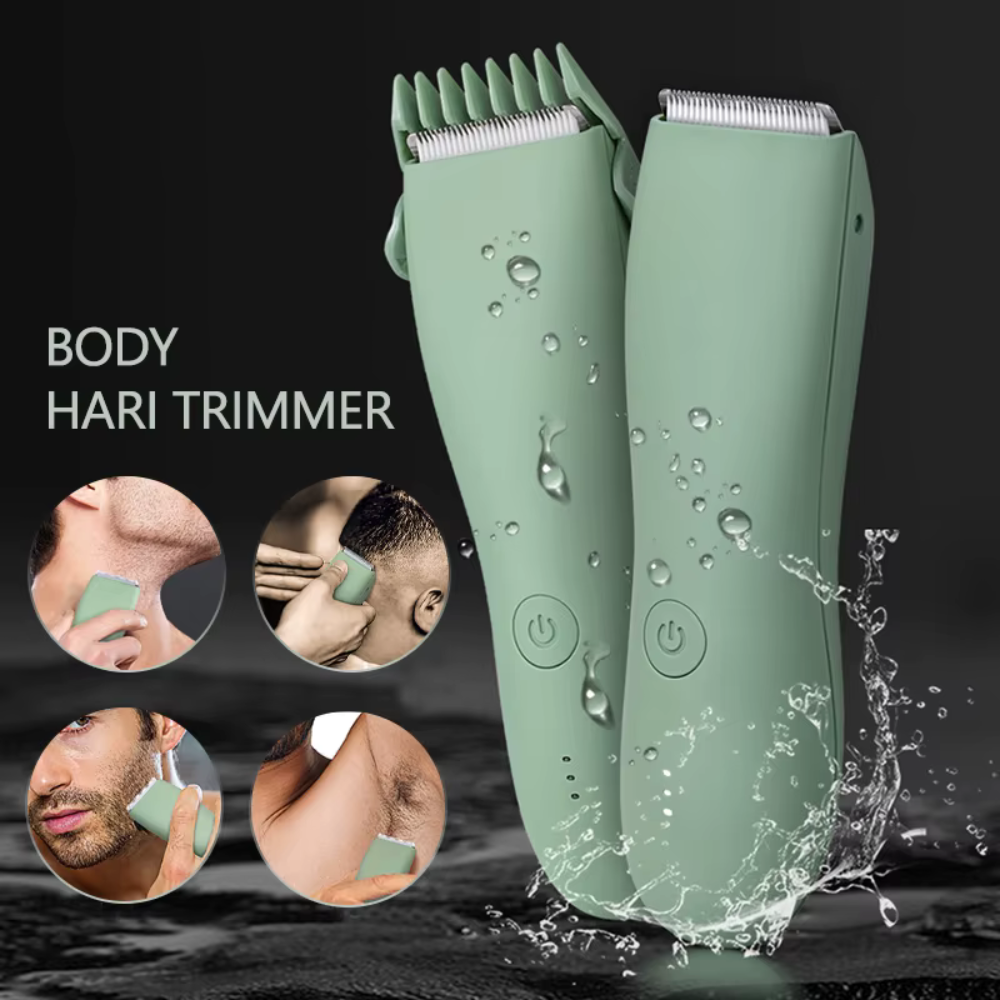 Mens All Body Hair Cutter, Hair Trimmer With 4 Guard Lengths