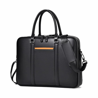 Briefcase Organizer with Laptop Compartment and Crossbody Shoulder Strap