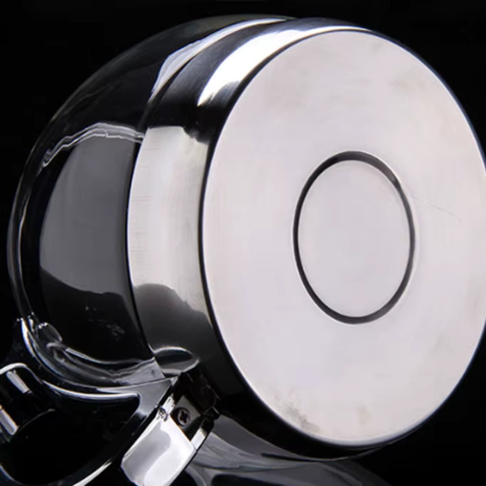 High Borosilicate Glass Teapot Stovetop Gas and Induction Cooker, Boiling Water Tea Kettle With Stainless Steel Filter
