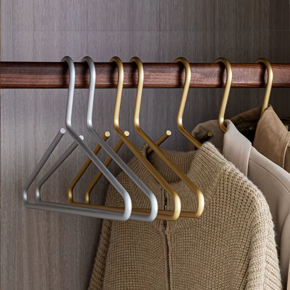 Clothes Hanger Set of 5 Metal Closet Garment Organizers
