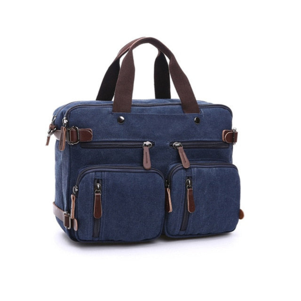 Briefcase for Men 16 Oz Canvas Messenger Bag Laptop Casual Satchel