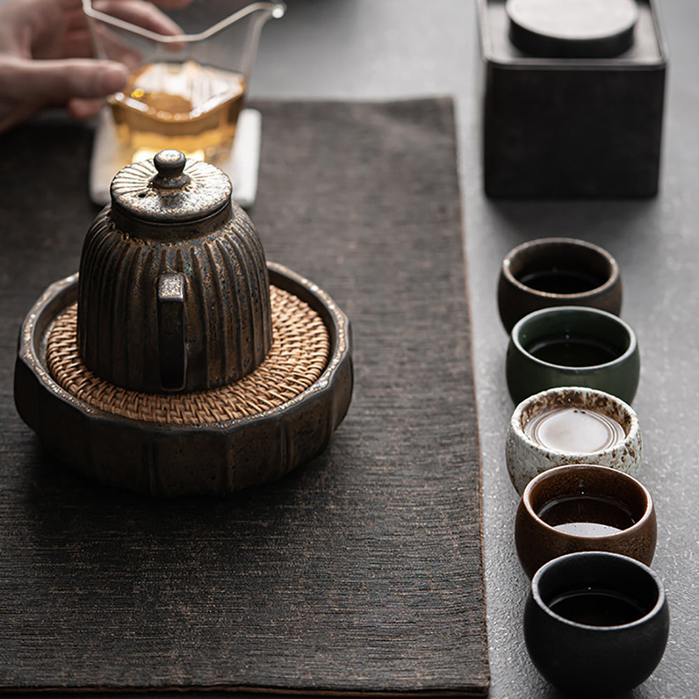 Gongfu Japanese Ceramic Tea Cup (Set of 5)