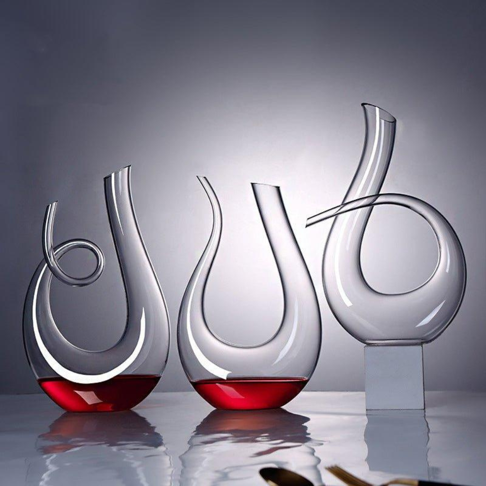 Abstract Style Wine Decanter - Abstract Shaped Wine Decanter