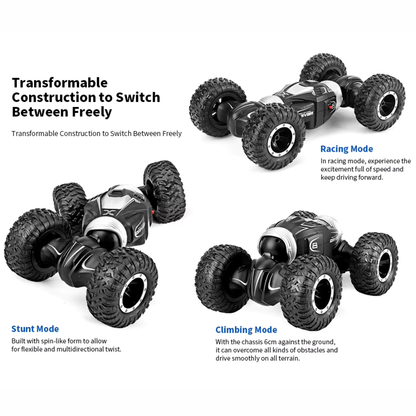RC Car 4WD Off Road Stunt Crawler with Transformable Bionic Spine