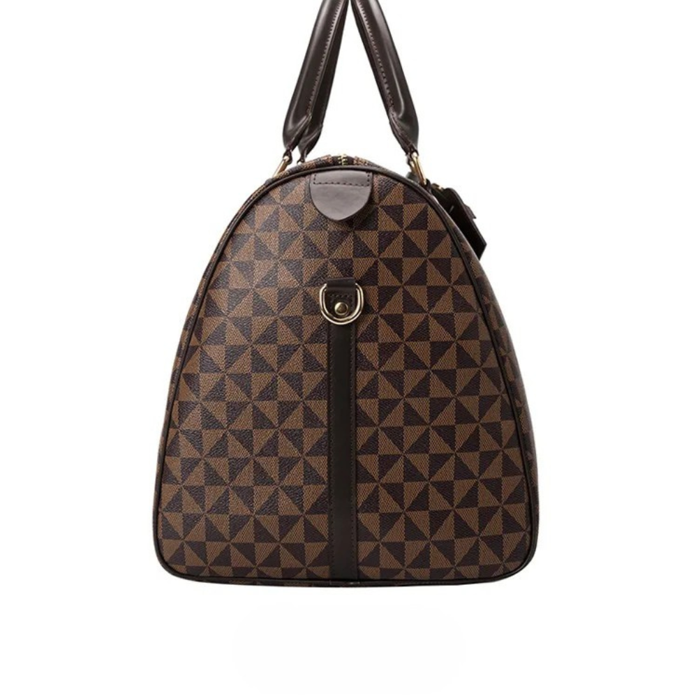 Travel Duffle Bag with Rugged Shoulder Strap and Internal Utility Pocket