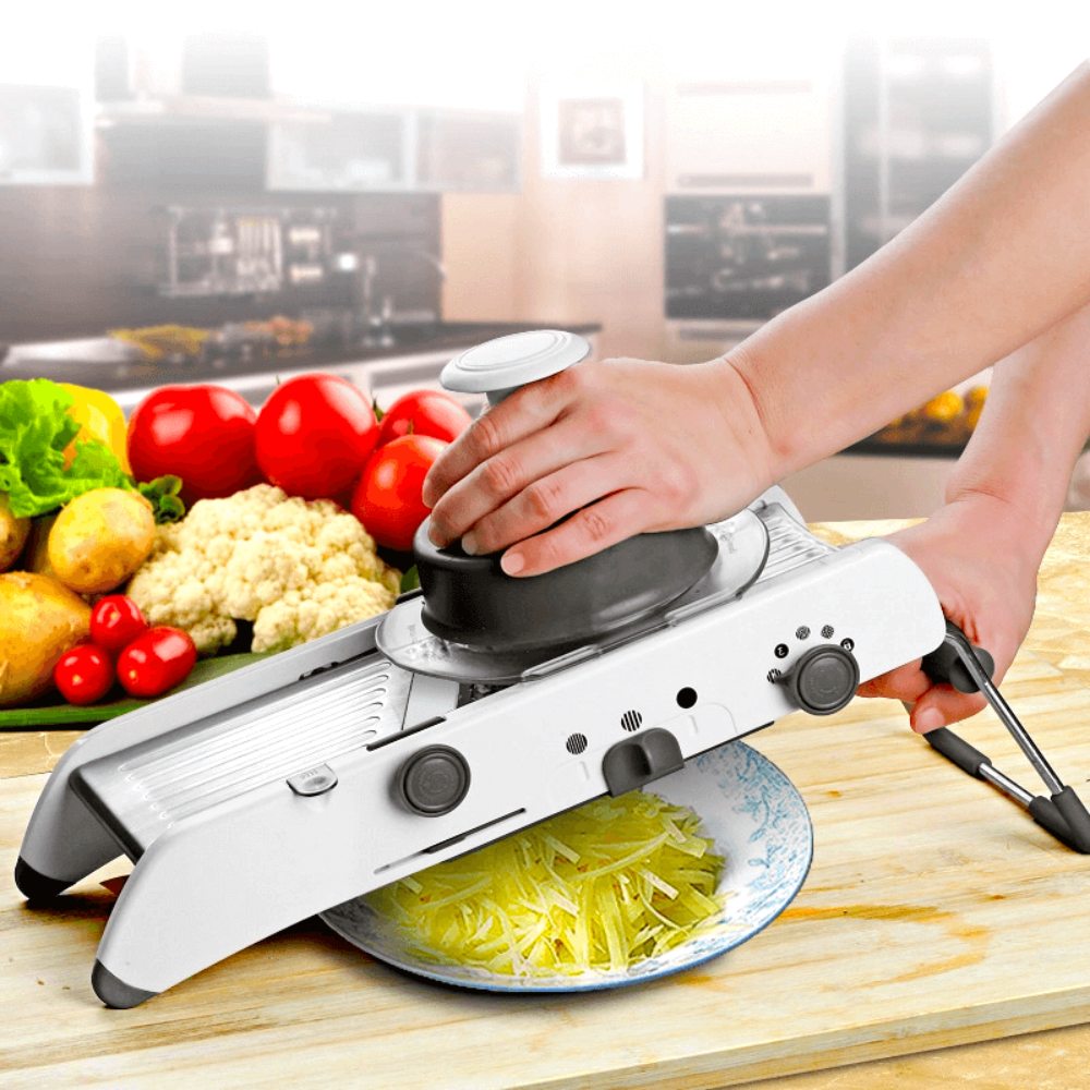 Benriner Mandoline Slicer 18 in 1 Adjustable Stainless Steel Food Cutter