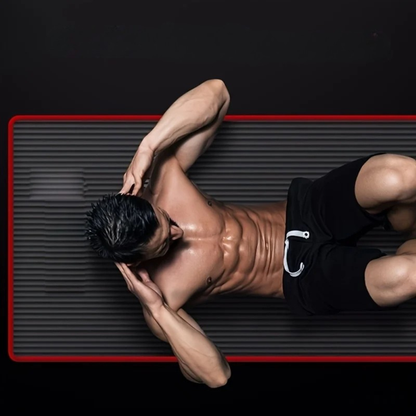 Fitness Mat Mens Thick Yoga Non-Slip Mat For Home Gym