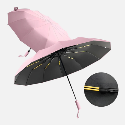 UV Umbrella Automatic Three Folding Double Bone Sun and Rain Protection