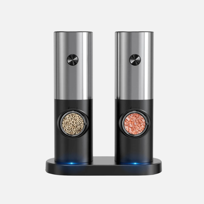 Electric Salt and Pepper Mill Set, Spice Grinder Set