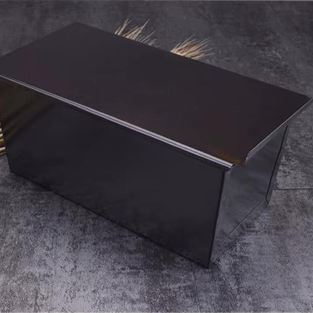 Nonstick Stainless Steel Rectangle Bread Loaf Baking Pan With Slidable Lid