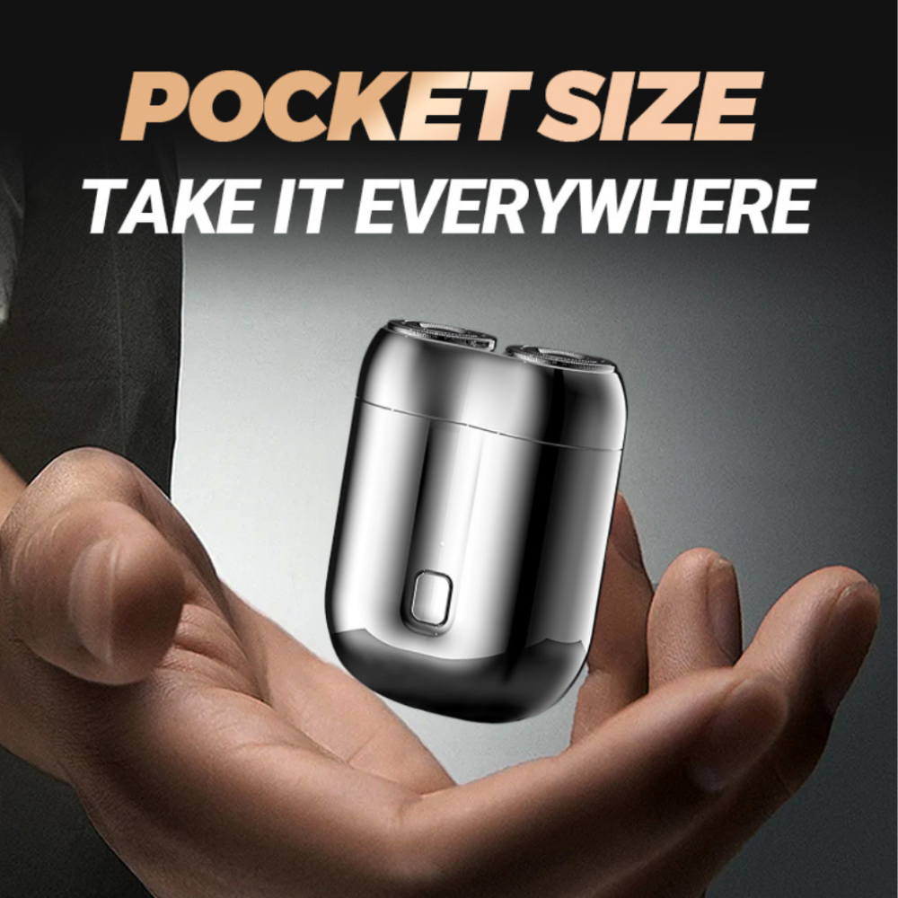 Portable Double Head Electric Shaver - Pocket size