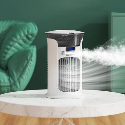 Portable Fan for Desk with 180 Degree Air Flow and Ice Mist
