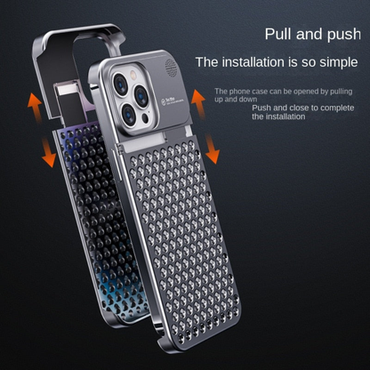 Phone Case Metal Vent Aluminum Alloy for iPhone 13 and 14