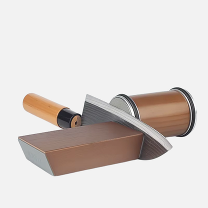 Magnetic Rolling Knife Sharpener - Dual Angle & Grinding Discs