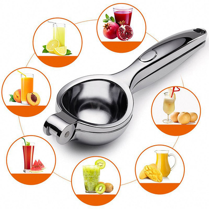 Lemon Squeezer Stainless Steel Manual Citrus Juicer Hand Press Extractor