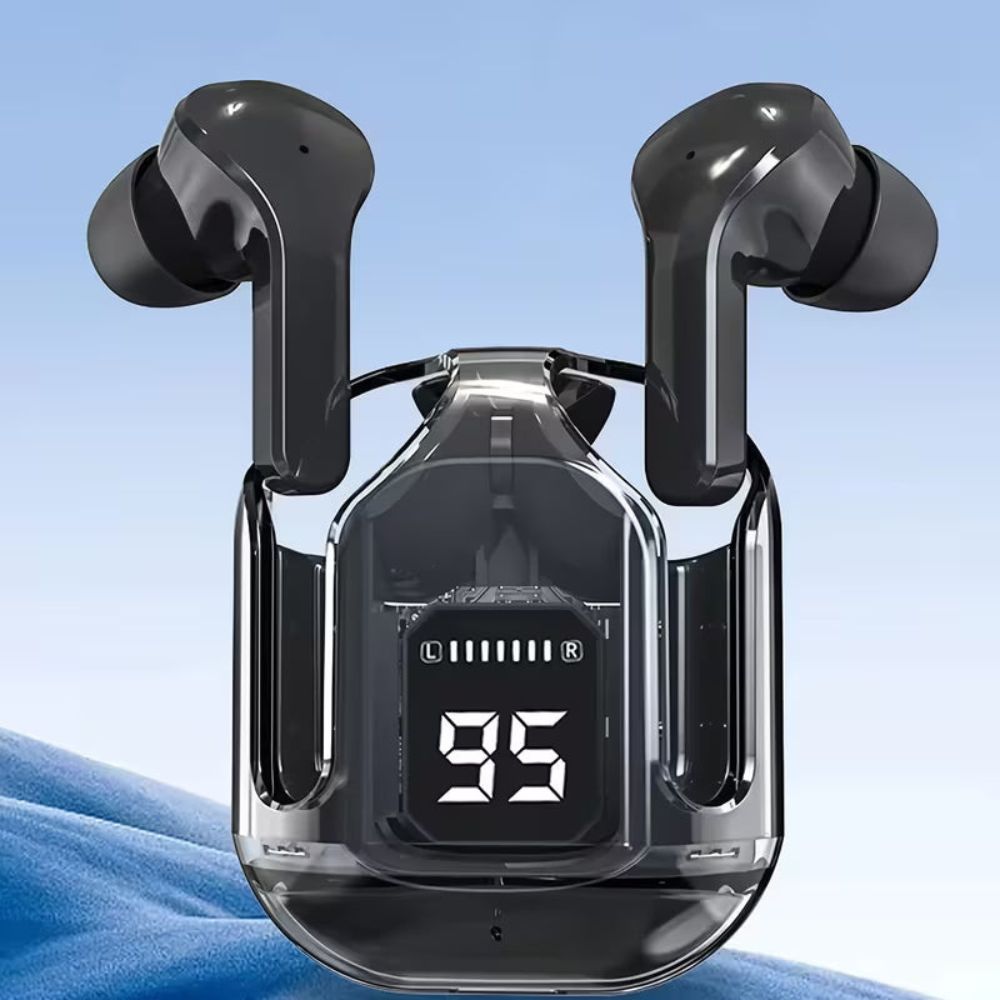 True Wireless Earbuds, Bluetooth 5.3 Stereo Audio with LED Power Case