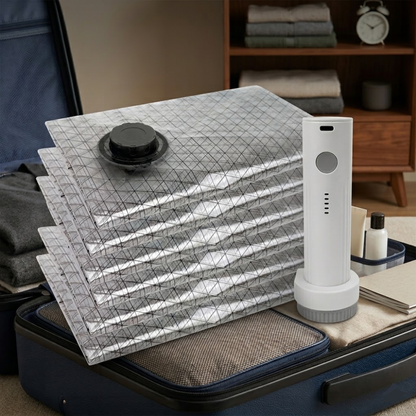 Vacuum Seal Bags for Luggage and Compact Travel Storage Set