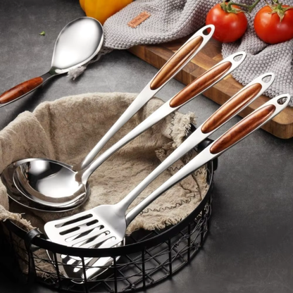 Stainless Steel Kitchen Utensil 7pcs Set, Essential Cooking Tools
