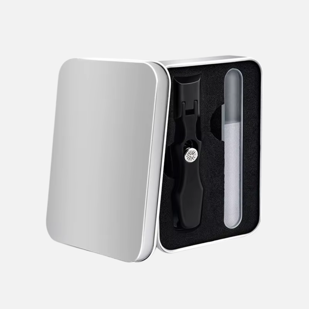 Mens Nail Clipper & File - Ultra Sharp & Portable