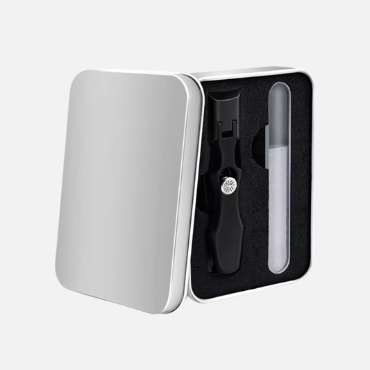 Mens Nail Clipper & File - Ultra Sharp & Portable