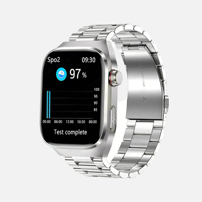 Mens Sports Smart Watch Blood Sugar, ECG, Uric Acid, Bluetooth, Fitness Tracking Watch
