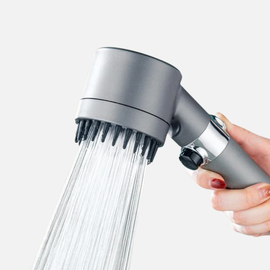 Handheld Shower Head With Filter - Three Spray Modes