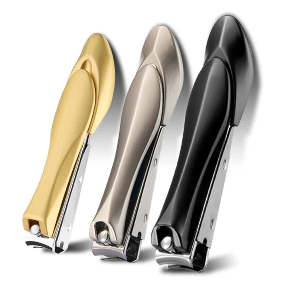 Toenail Clipper With Detachable Nail Storage, Stainless Steel Curved Blade For Fingernails