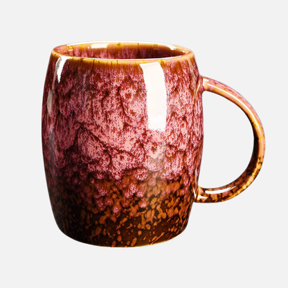 Mens Large Ceramic Duo-toned Coffee Cup