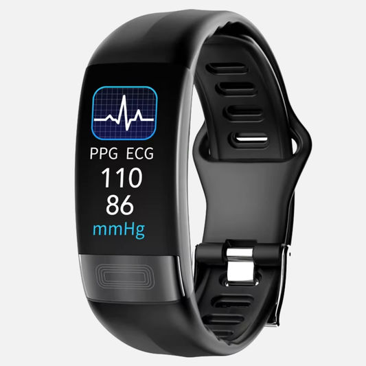 Mens Sports Band Fitness Tracker - ECG Band Measures Blood Pressure, Heart Rate, SpO2 & Sleep Tracker