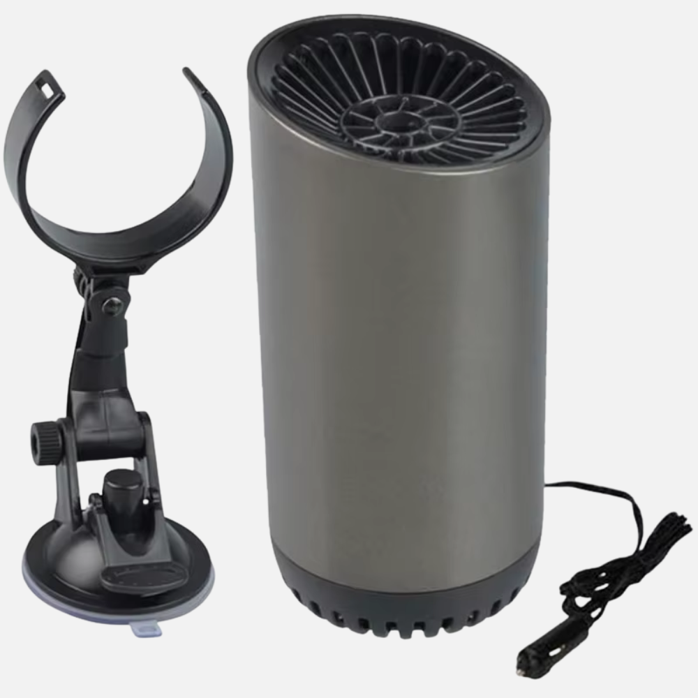 Cup Shape Car Air Blower - Heating & Cooling Fan With Adjustable 360 Degree Rotation & Use for Car, SUV, RV & Truck