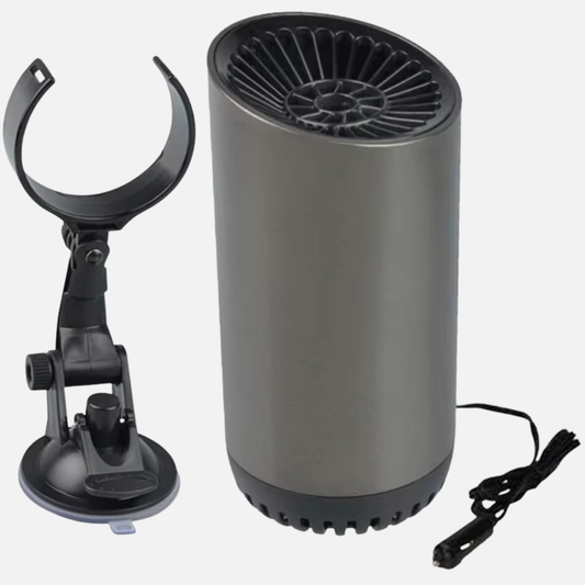 Cup Shape Car Air Blower - Heating & Cooling Fan With Adjustable 360 Degree Rotation & Use for Car, SUV, RV & Truck