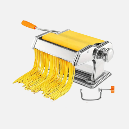Pasta Maker Machine Stainless Steel Manual Roller Press with 6 Settings