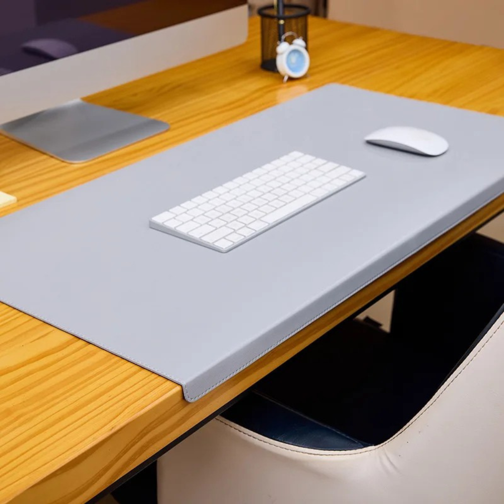 Non-Slip Desk Mat, Lipped Wrist & Elbow Cushion Mouse Pad For Office, Gaming & Work