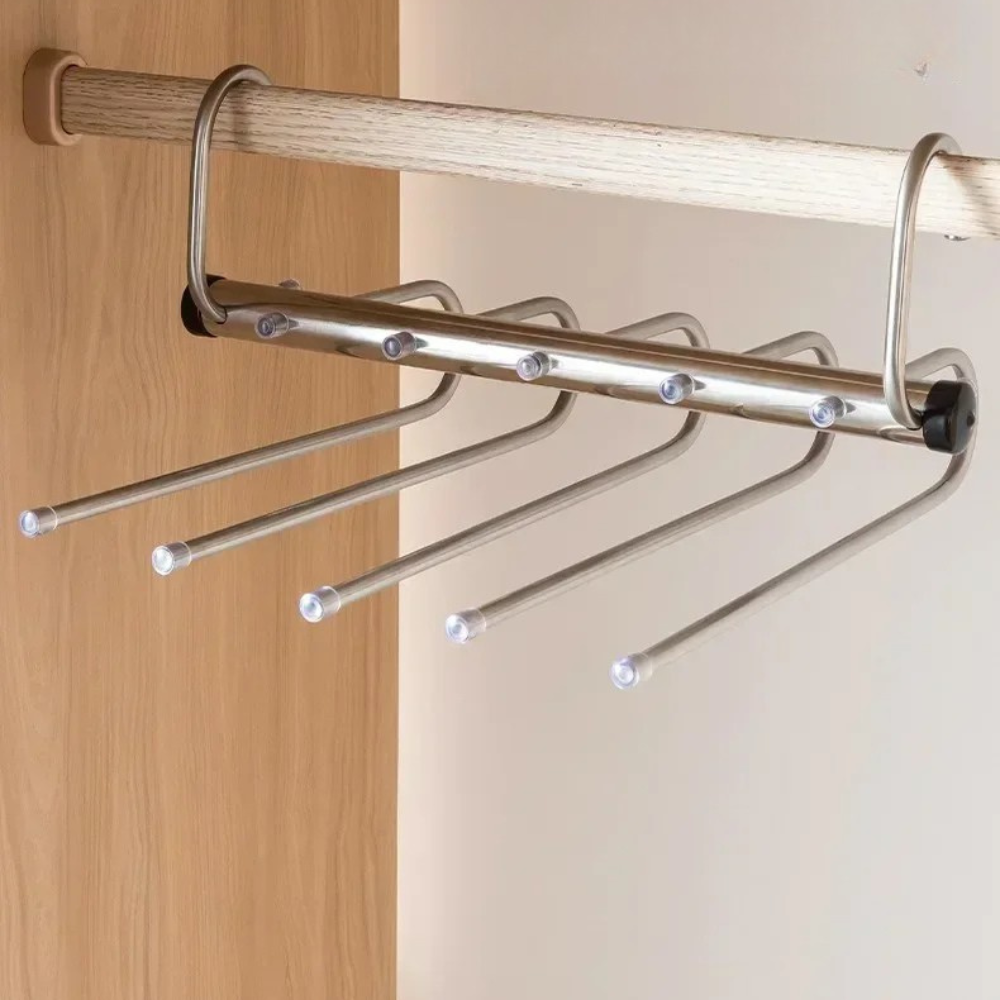 Pants Hanger Closet Organizer Stainless Steel Space Saver