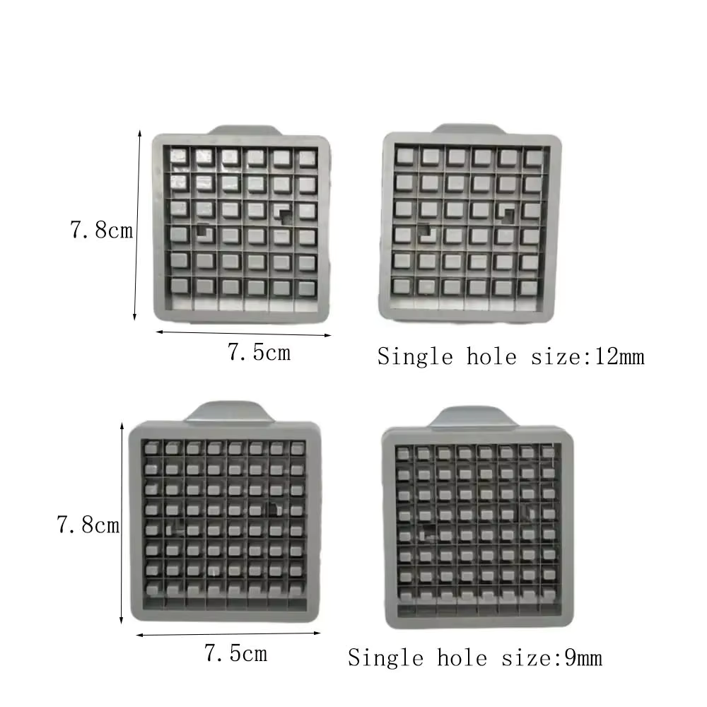 Stainless Steel Food Chopper & Food Dicer, Fruit Dicer & Vegetable Dicer With Two Blades