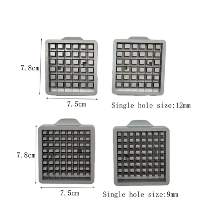 Stainless Steel Food Chopper & Food Dicer, Fruit Dicer & Vegetable Dicer With Two Blades