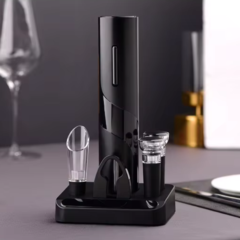 Rechargeable Electric Corkscrew Bottle Opener Set