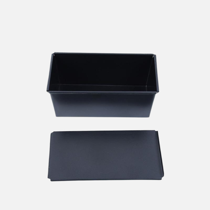Nonstick Stainless Steel Rectangle Bread Loaf Baking Pan With Slidable Lid