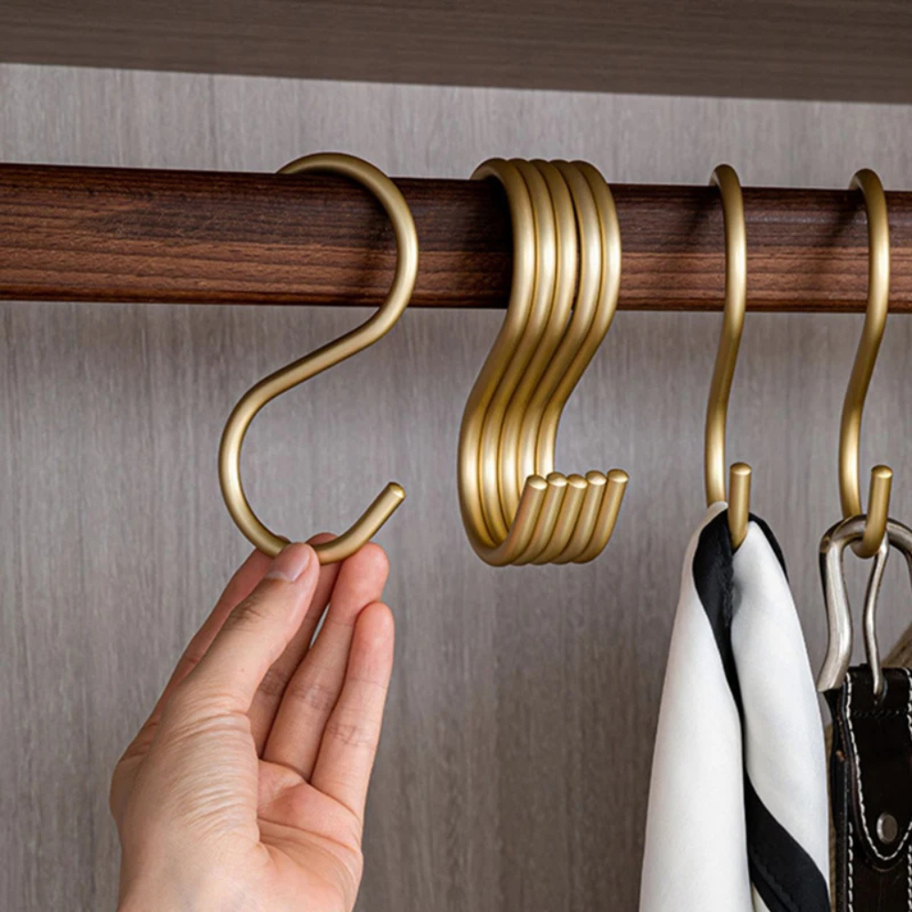 Hanger S 3pcs Clothes Hook for Closet, Bathroom and Kitchen Utility Storage