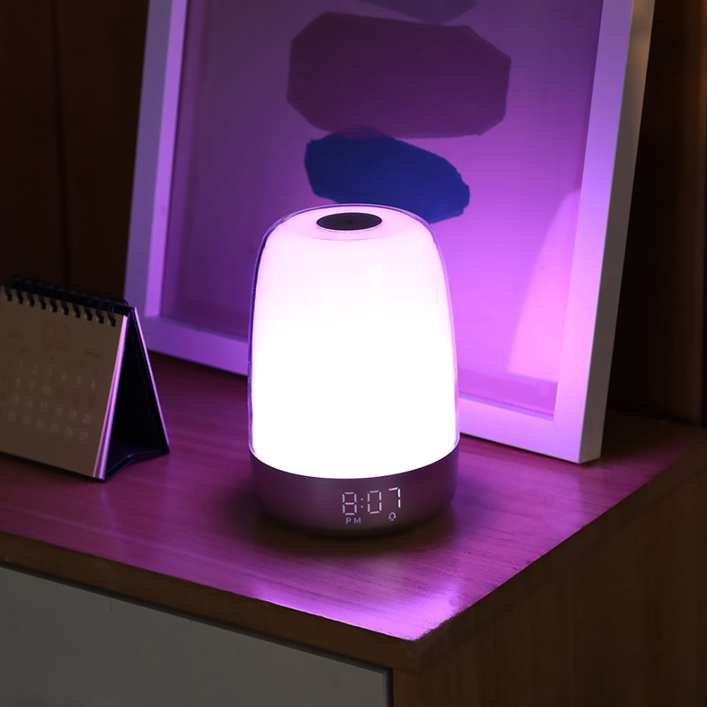 Sunrise Alarm Clock with 30 Minute Wake up Light and Natural Sound Array