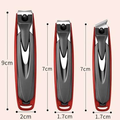 Mens Anti Splash Toenail Clippers, Detachable Stainless Steel Grooming Nail Trimmer