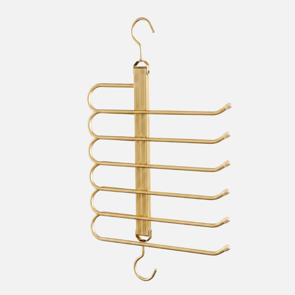 Pants Hanger 6 Tier Space Saving Foldable Closet Rack