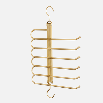 Pants Hanger 6 Tier Space Saving Foldable Closet Rack