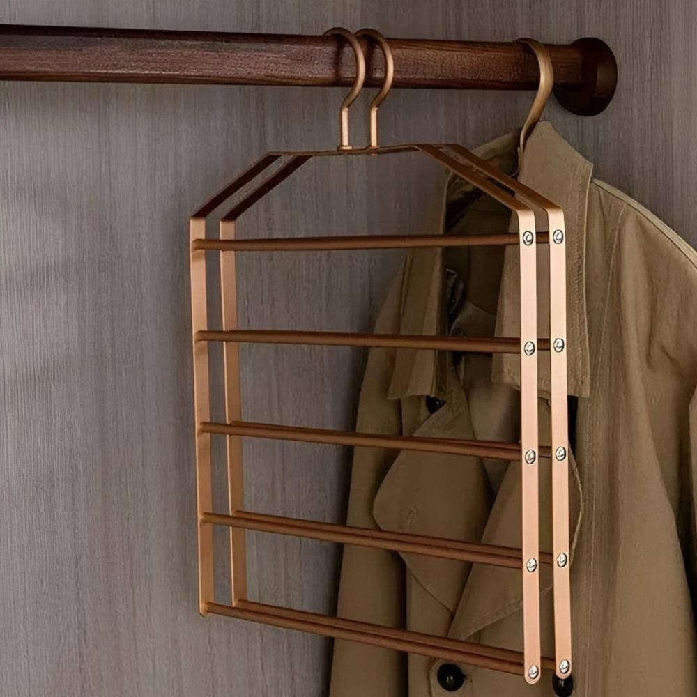Pants Hanger Multi Layer Metal Closet Organizer for Clothes and Towels