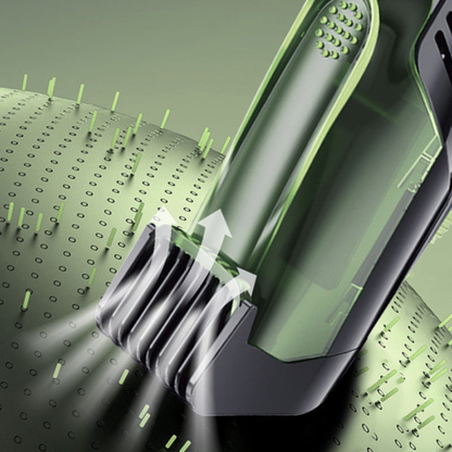 Electric Beard Trimmer with Vacuum and 20 Lengths for Versatile Grooming