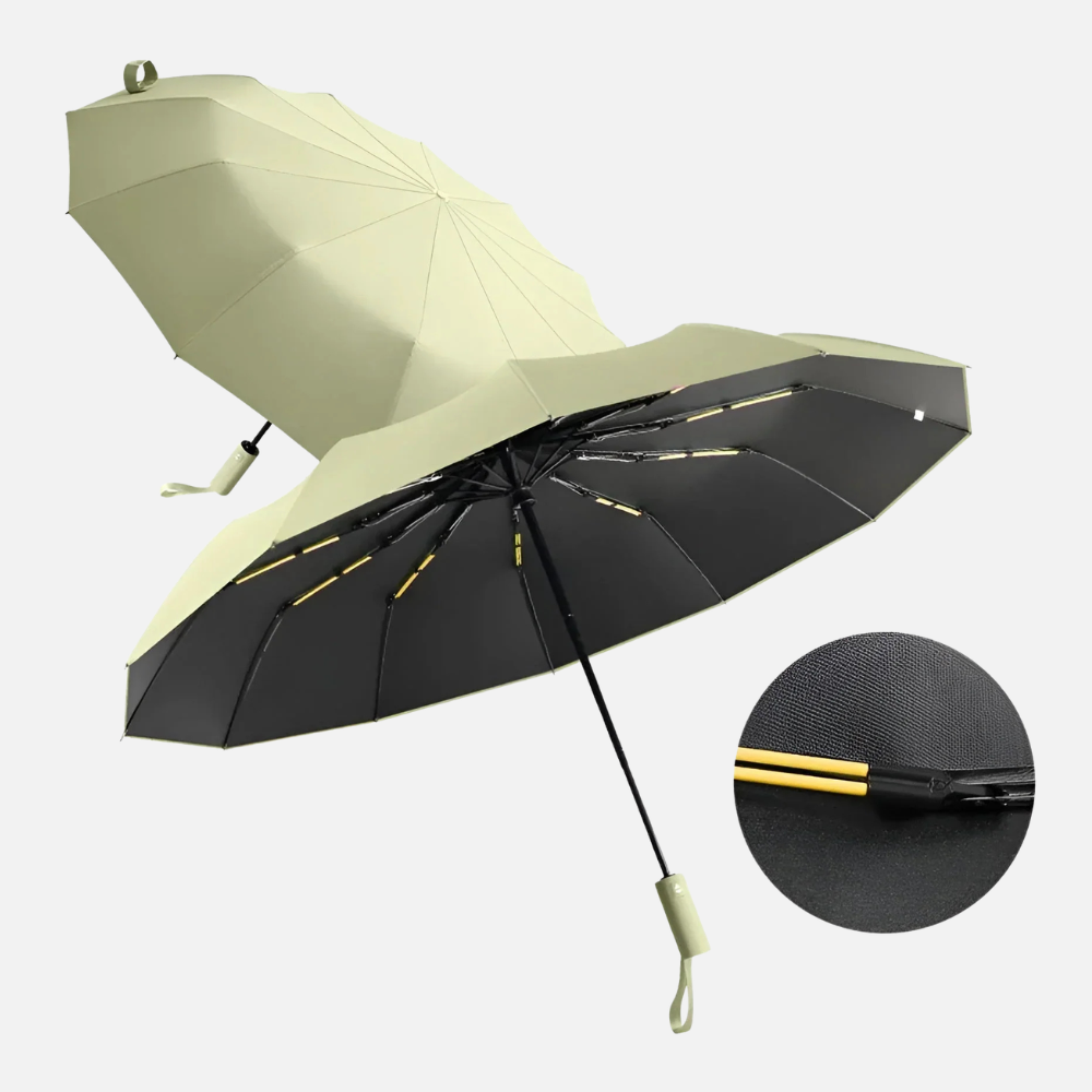 UV Umbrella Automatic Three Folding Double Bone Sun and Rain Protection