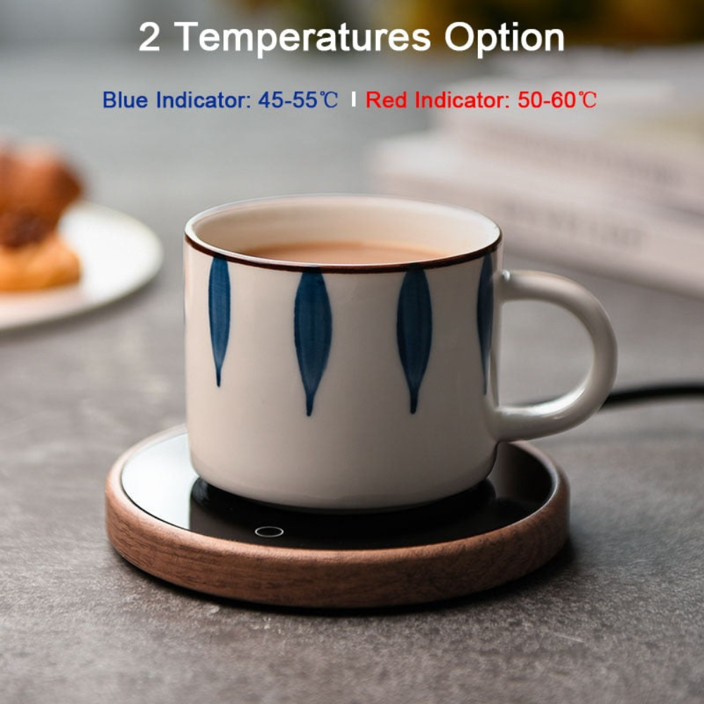 Glass Cup Warmer Coaster for Ceramic and Glass Mugs