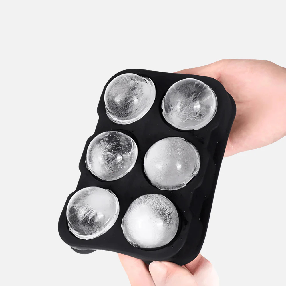 Large Ice Ball Mold - Black Silicone