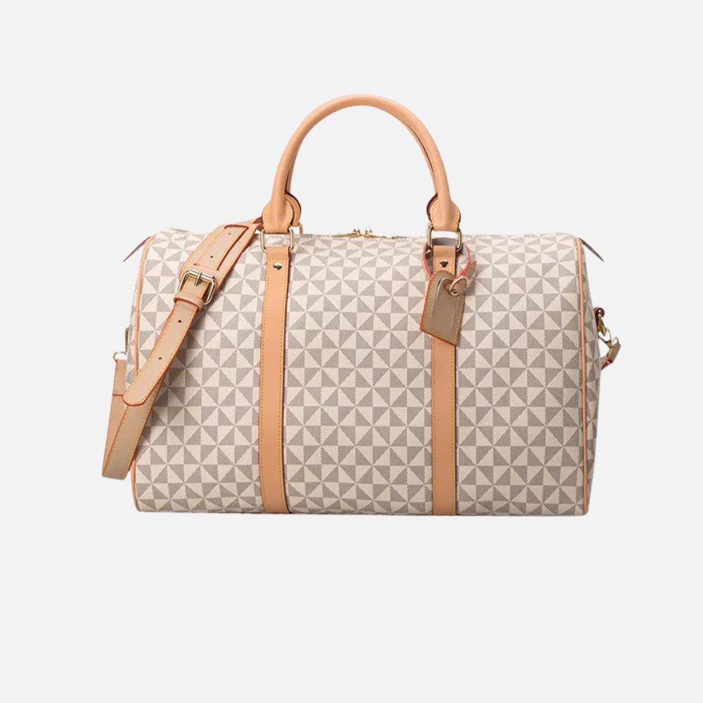 Travel Duffle Bag with Rugged Shoulder Strap and Internal Utility Pocket