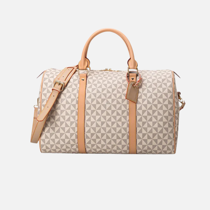 Travel Duffle Bag with Rugged Shoulder Strap and Internal Utility Pocket